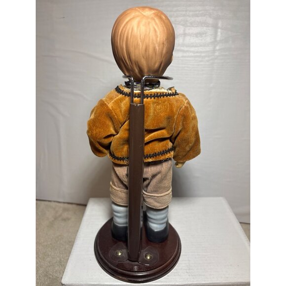 Hansel & Gretel Dolls Oumlet Co Porcelain Bisque 11" Jointed Incl. Stands 1988 - Picture 7 of 15